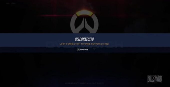 Overwatch Lost Connection To Game Server