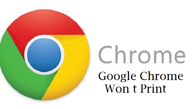 Google Chrome won t Print