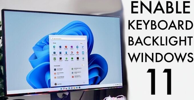 Keyboard Backlight Settings Windows 11