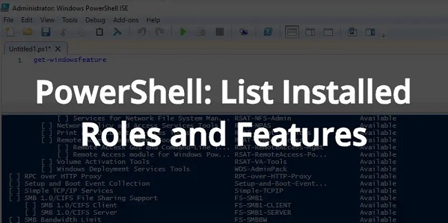 List Services Powershell