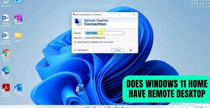 Windows 11 Home Remote Desktop